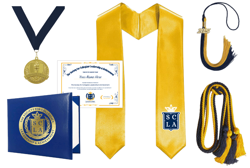 Ultimate Graduation Set - Cord, Stole, Tassel, Medallion, Certificate & Certificate Holder